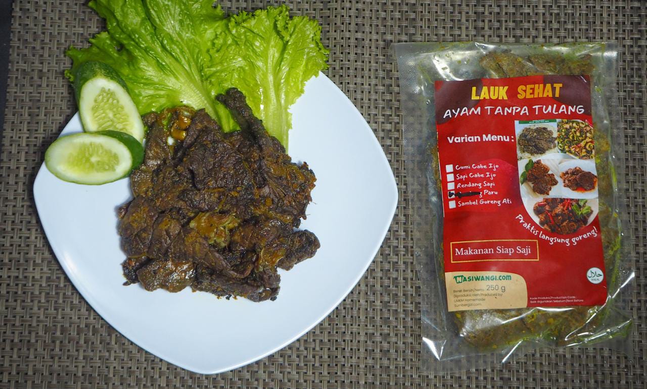 Paru Ungkep NW @250 gram