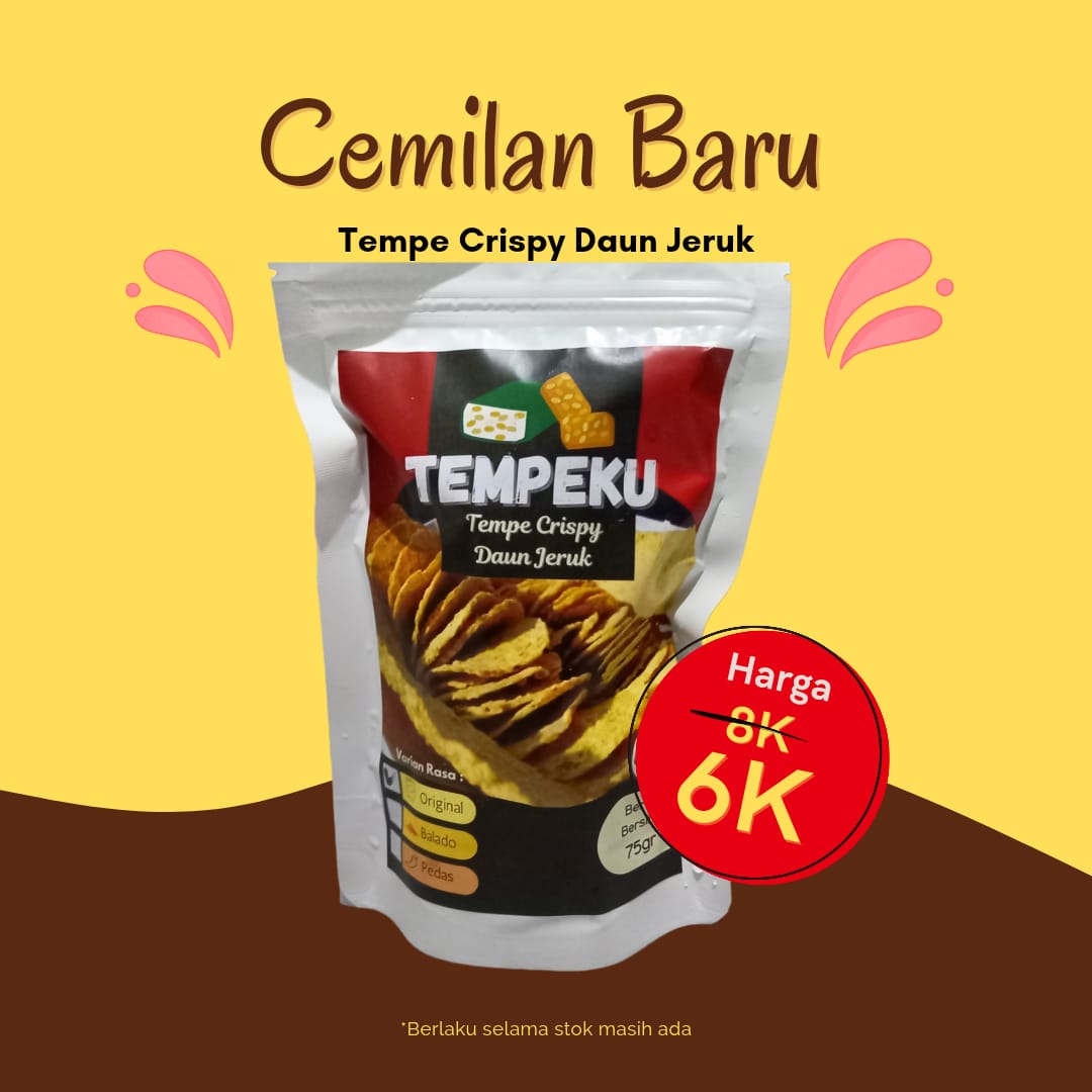 TEMPEKU – Tempe Crispy Daun jeruk